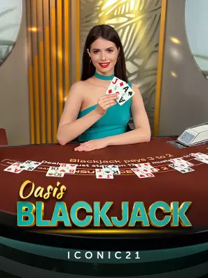 Oasis Blackjack en direct disponible au TrueLuck Casino