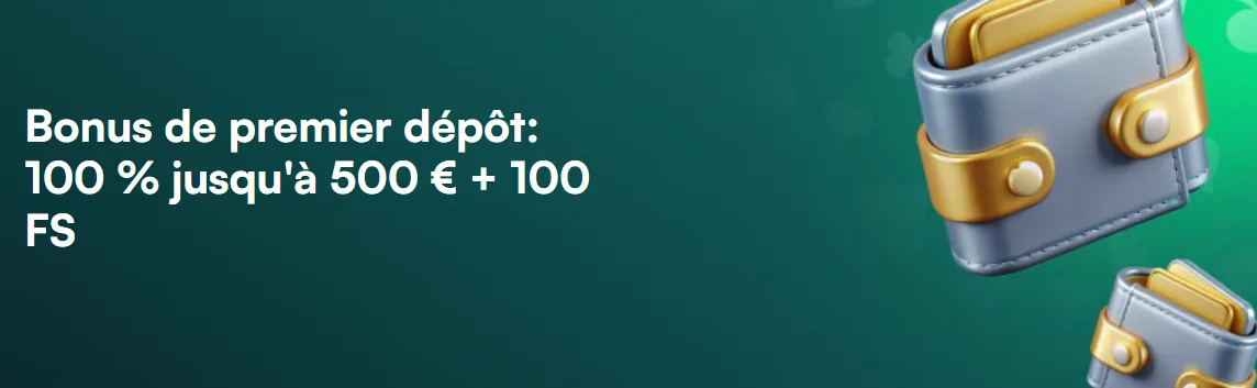 Bannière promotionnelle du TrueLuck Casino avec offres et bonus